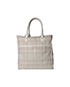 Check Shopping Tote, front view